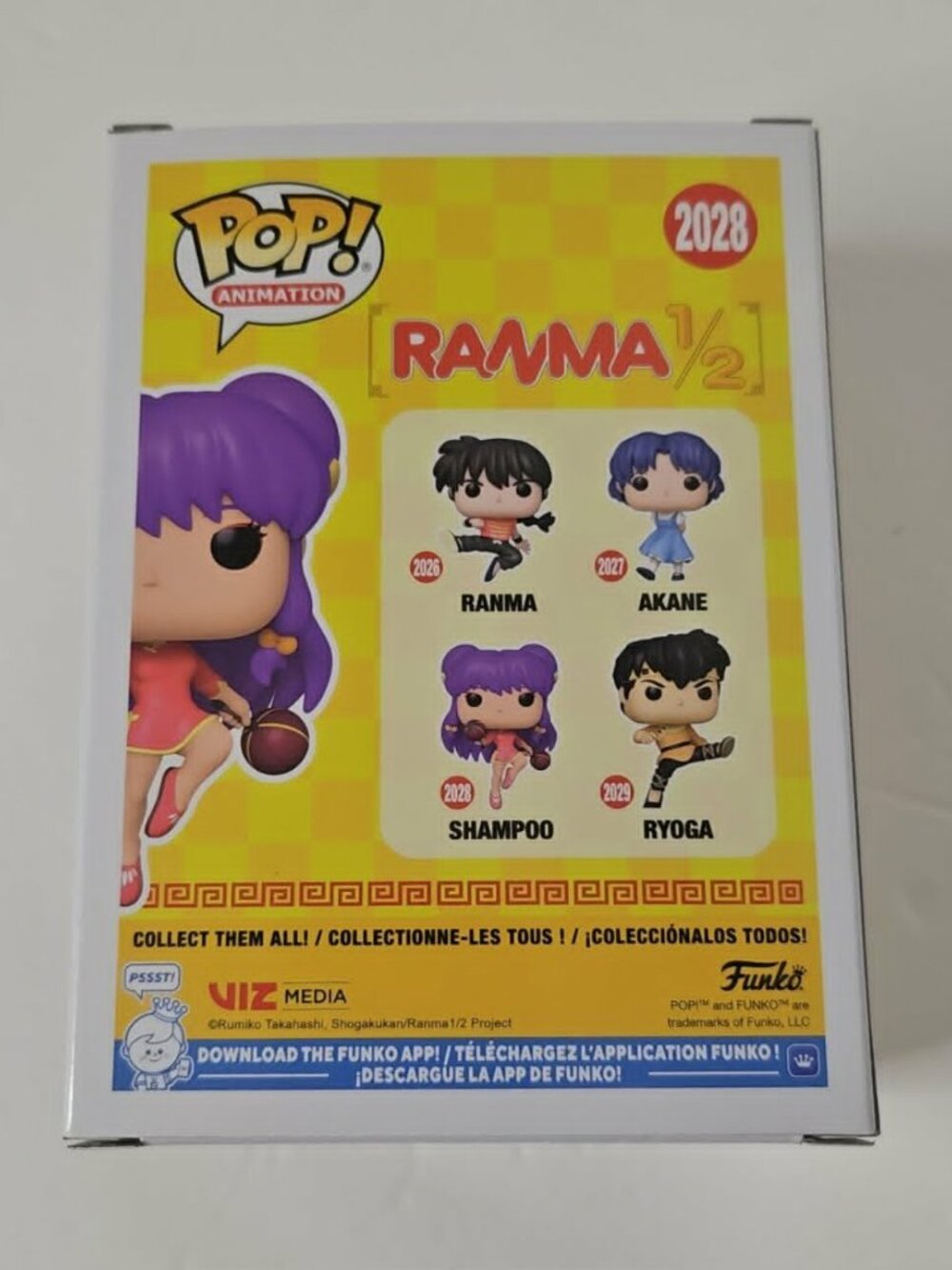 Funko Pop! Ranma 1/2 SHAMPOO #2028 Vinyl Figure - NEW In Pop Protector - Picture 7 of 7